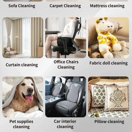 ABIR G80 Handheld Carpet & Upholstery Cleaner, 150,000PA Wet/Dry Vacuum for Home, Car & Pets