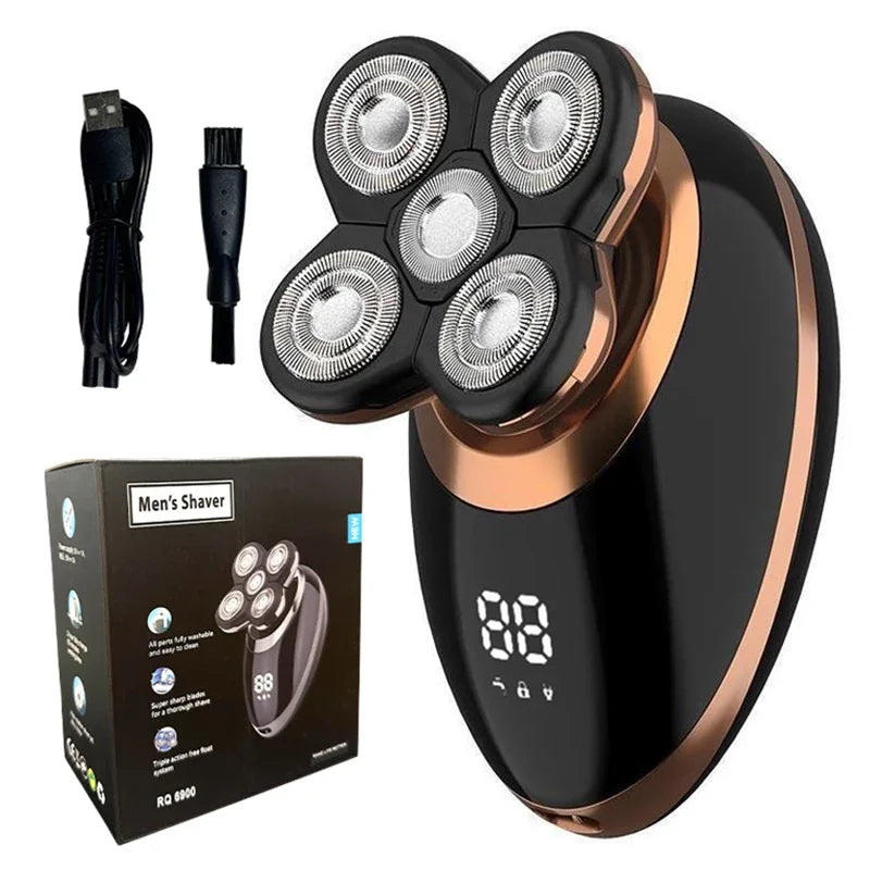 5 In 1 Electric Shaver For Men Bald Head Hair Clipper