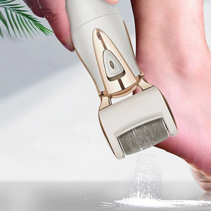 Portable USB rechargeable foot sharpener and foot scab