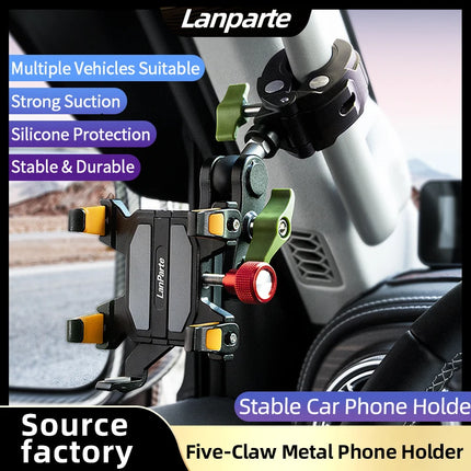 DIBELLAY LanParte – Support Téléphone Voiture 360° à Ventouse Métallique