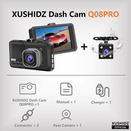 Dash Camera Loop Recording Car Vehicle DVR Video