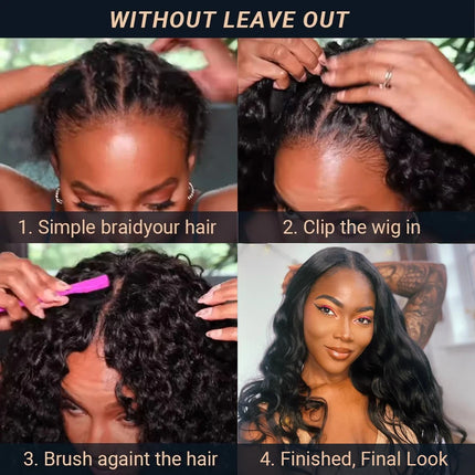 Nadula Color Blend V-Part Wig – Body Wave Human Hair