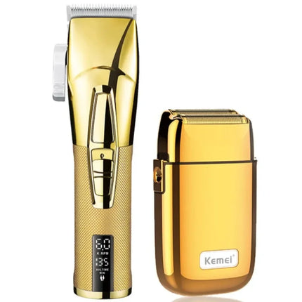 Kemei Tx1 Full Metal Electric Shaver for Men Rechargeable