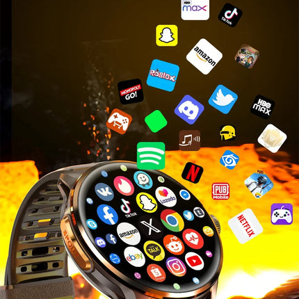 5G AMOLED Smart Watch with GPS & WiFi