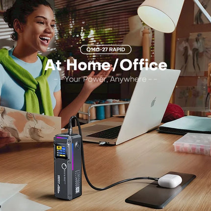 QOOVI 27000mAh Power Bank – Charge rapide 140W