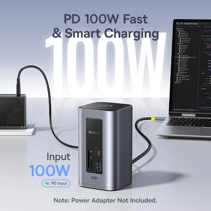 Baseus 12-in-1 USB-C Hub with HDMI & 100W PD