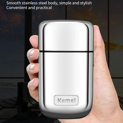 Kemei Tx1 Rechargeable Metal Housing Pro Electric Shaver