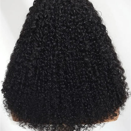 Glueless Finger Coil Wig – Ready to Wear, Human Hair
