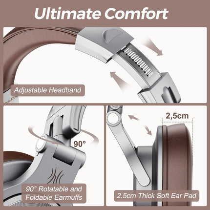 DIBELLAY A70 Fusion – Casque Filaire & Bluetooth 5.2 Over-Ear avec Micro