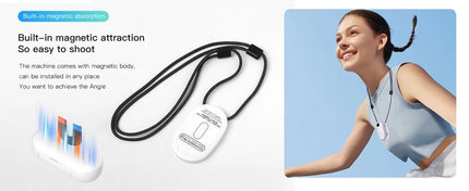 Dibellay 4K Magnetic Body Cam – Smart Wireless Action Camera