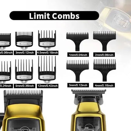 Kemei Professional Cordless Hair Clipper & Trimmer Set