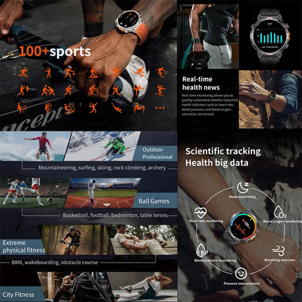 Smart Watch For Man New Sports Fitness tracking GPS