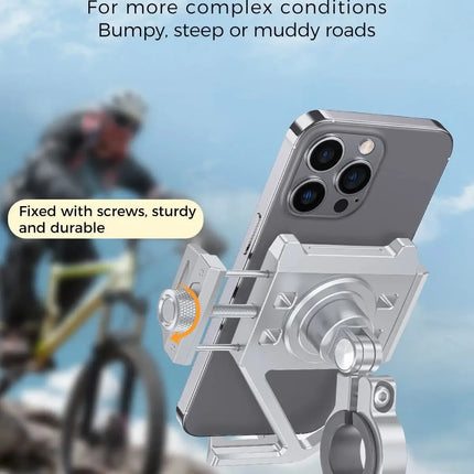 DIBELLAY – Support Téléphone Vélo/Moto 360° en Aluminium (4.5-7")