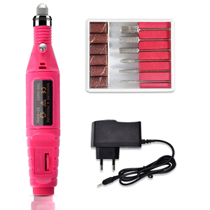 Gel Nail Polish Kit with UV Lamp & Electric Nail Drill – Complete Manicure Set