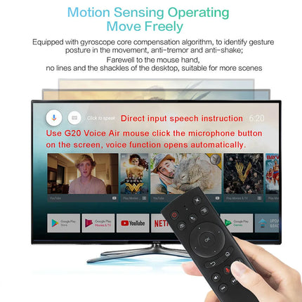 MRSVI G20S Air Mouse Remote – Voice Control 2.4G