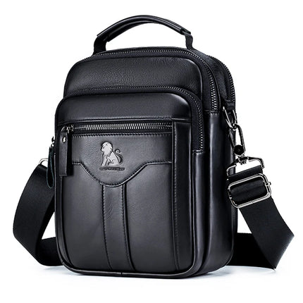 Men's crossbody bag, fashionable leather bag