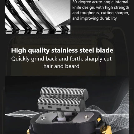 KM-TX3 metal housing rechargeable electric shaver for men
