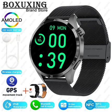 Smart Watch Men Bluetooth Call GPS