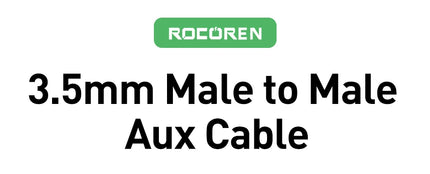 DIBELLAY Rocoren 3.5mm Aux Cable – Male to Male, 5M for Phone, Headphone, Car & Speaker