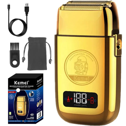 KM-TX3 metal housing rechargeable electric shaver for men