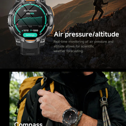 GPS Sports Smart Watch with Flashlight