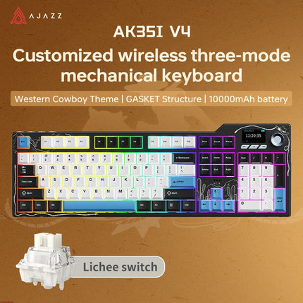 AJAZZ AK35I MAX Keyboard – Tri-Mode & Hot-Swap