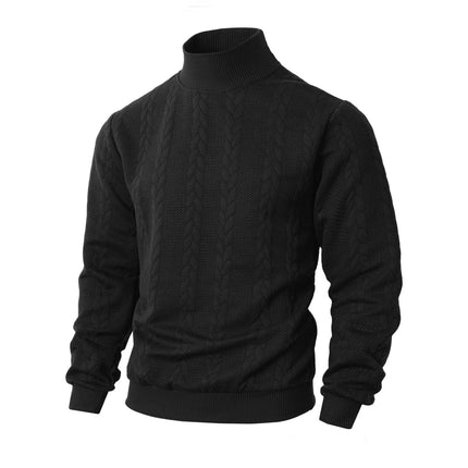 Men’s Jacquard Turtleneck Sweater