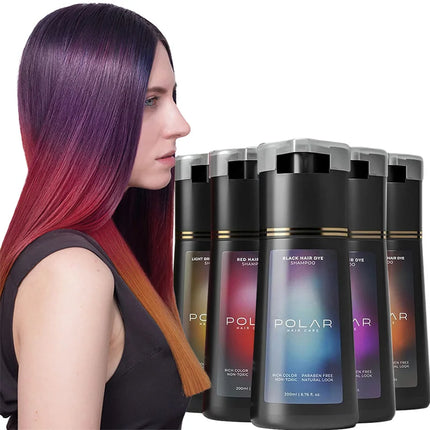 “5-Color Hair Dye Shampoo