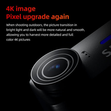 DIBELLAY SJCAM C110+ 4K 30FPS Action Camera – WiFi, 6-Axis Stabilization, IP65 Waterproof