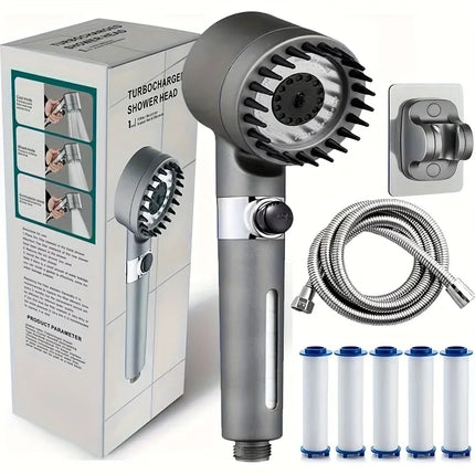 Filtered Handheld Shower Head 3 Spray Modes