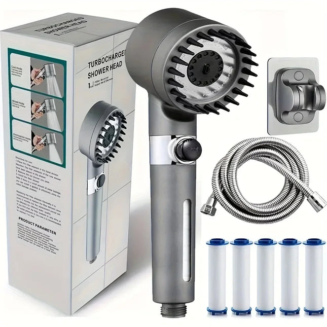 Filtered Handheld Shower Head 3 Spray Modes