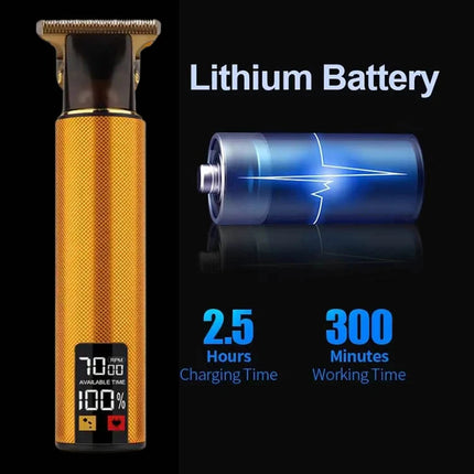 T9 Retro Barber Clipper – Large Display, Long Battery Life