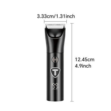 Multi functional USB charging beauty kit: integrated hair and body trimmer