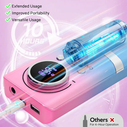Professional 45,000 RPM Nail Drill Machine – Rechargeable & Low Noise