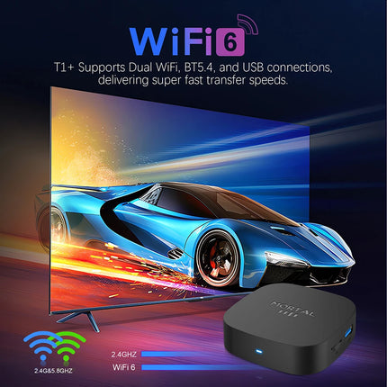 Boîtier de télévision intelligente Android 16 8K WiFi 6 – 8 Go de RAM + 128 Go