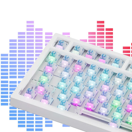 K820Pro Mechanical Gaming Keyboard – Wireless, Hot-Swap & Knob