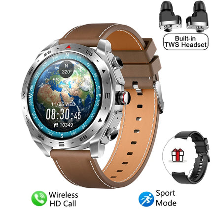 Watch TWS 2-in-1 Bluetooth Earphones HIFI 9D Sound Quality