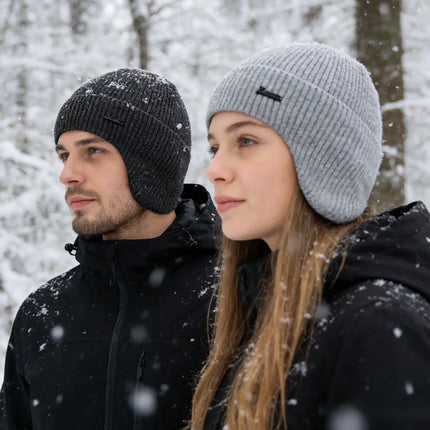 Men’s Fleece-Lined Earflap Beanie
