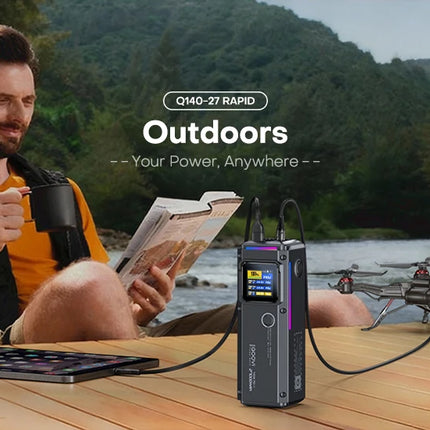 QOOVI 27000mAh Power Bank – Charge rapide 140W