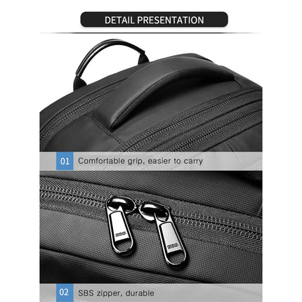 3Pcs Travel Vacuum Compression Backpack 17 inch Laptop