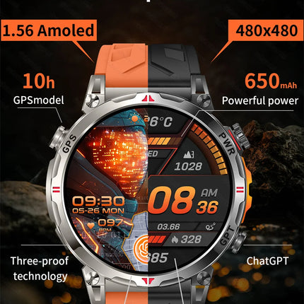 Smart Watch For Man New Sports Fitness tracking GPS