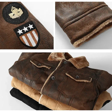 Men’s Faux Fur-Lined Jacket