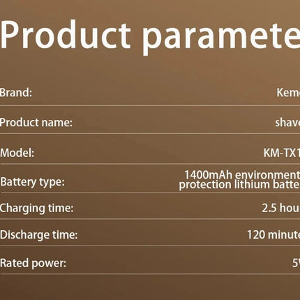 3 in 1 Kemei Original Hair Clipper Kit for Men,Electric Shaver,Hair