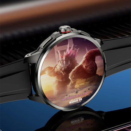 DIBELLAY 5G/4G Smartwatch – 1.95" AMOLED, 8GB+128GB, 900W Camera, GPS, WiFi, Android 9.0, 2100mAh