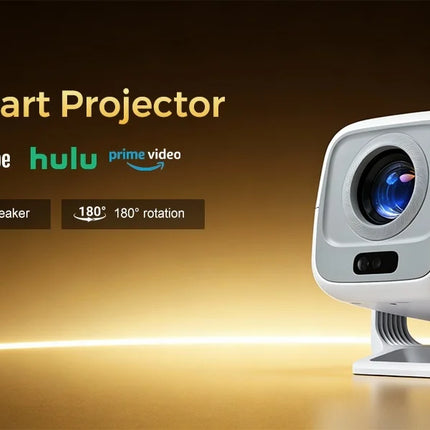 LynCast X3AQ Projector 1080P, 4K Decoding, Android 14, WiFi 6, Auto Focus