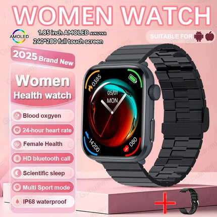 AI Smart Watch Health Monitor HRV+PPG