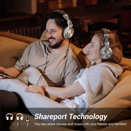 DIBELLAY A70 Fusion – Casque Filaire & Bluetooth 5.2 Over-Ear avec Micro