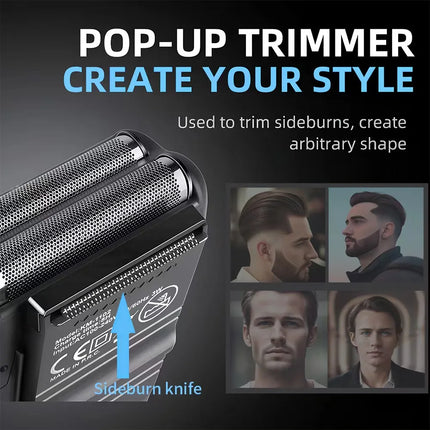 Rechargeable Cordless Shaver for Men