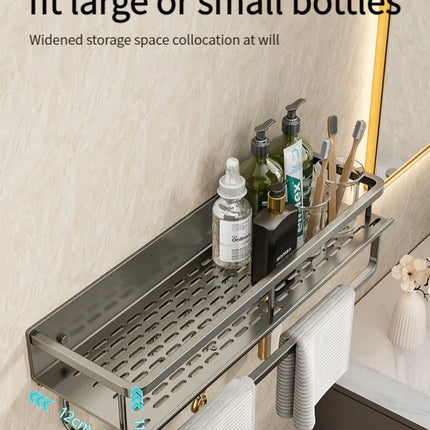 Aluminum Bathroom Wall Rack