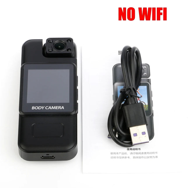 Mini Caméra Wi-Fi 4K – Vision Nocturne Infrarouge, Body Cam & Caméra Sport Portable